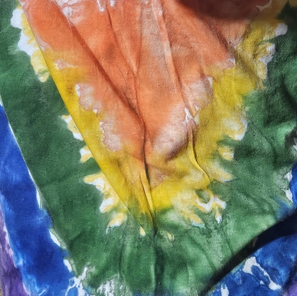 Multicolor Tie-Dye Short Sleeve Tee - Picture 7 of 8